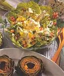  Salade au roquefort .   
